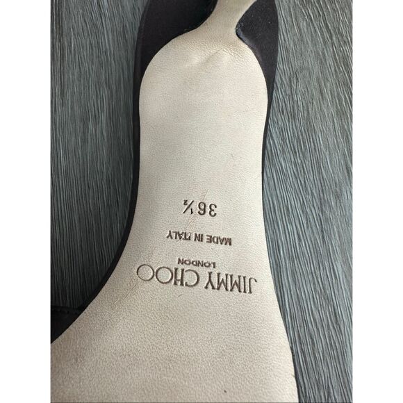 Jimmy Choo Skye 70MM Satin Sandals in Coffee Size EU36.5 $775 - Picture 14 of 14